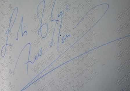 [fred marsdon gerry and the pacemakers autograph 1960s]