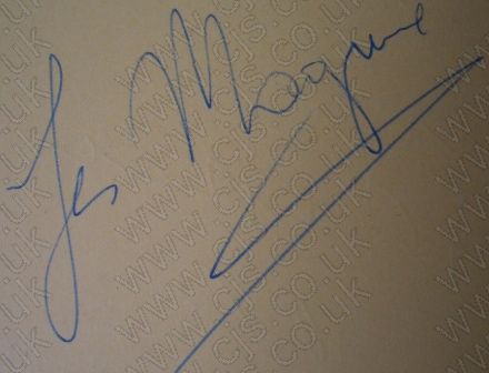 [les maquire gerry and the pacemakers autograph 1960s]