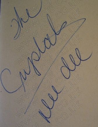 [the crystals dee dee autograph 1960s]