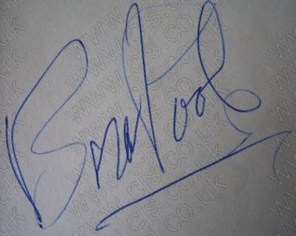[the tremeloes brian poole autograph 1960s]