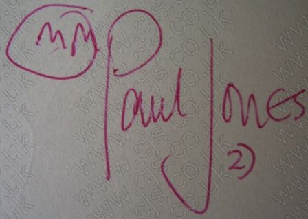 [manfred mann paul jones autograph 1960s]